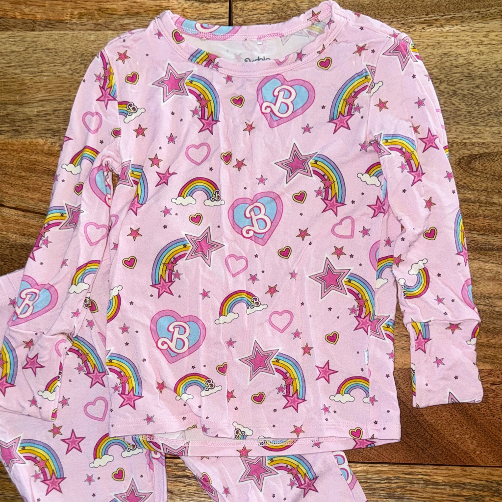 Barbie X Posh Peanut Pajama Set Size 2t Limited Print
